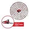 Einhell akkus láncfűrész FORTEXXA 18/30 - SOLO 18V alapgép