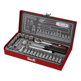   Fortum dugókulcs és bitdugófej készlet 61CrV5 31 részes 1/4"