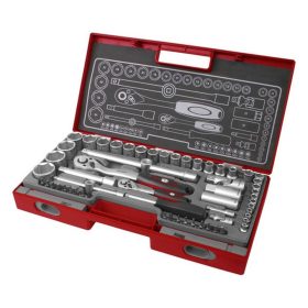   Fortum dugókulcs készlet 61CrV5 60 részes 1/2"+1/4"