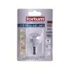 Fortum sorjátlanító BIT (sorjázó adapter), 3-19mm, fúrógépbe fogható, 1/4"