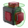 Fortum automatikus lézeres vízszintező, zöld, 2D