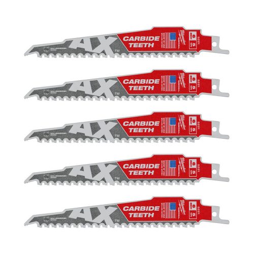 Milwaukee Heavy Duty AX bontó fűrészlap 150 mm - szeges fához 5db/cs