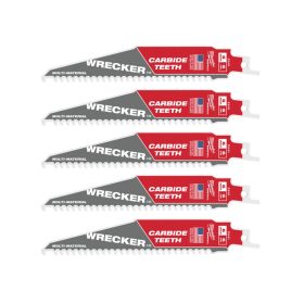   Milwaukee nagy teljesítményű WRECKER  orrfűrészlap 150 mm 6T, 5db/cs