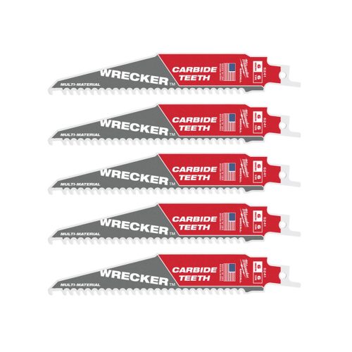 Milwaukee nagy teljesítményű WRECKER  orrfűrészlap 150 mm 6T, 5db/cs