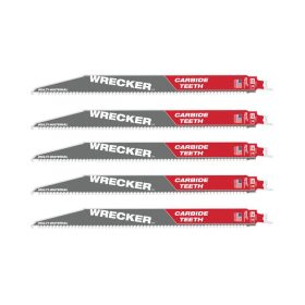   Milwaukee WRECKER karbidfogas nagyteljesítményű orrfűrészlap 6T 300 mm, 5db/cs