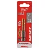 Milwaukee RED HEX fémfúrószár 1/4" Bit befogással 4x26/71,5mm (2db)