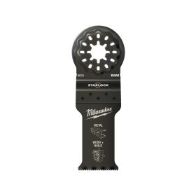   Milwaukee Multitool Starlock merülő fűrészlap, bimtál 28x47mm