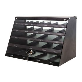   Milwaukee HSS-R fémfúrószár készlet tároló szekrényben 345 részes