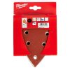 Milwaukee deltacsiszoló papír G180 100x147mm 10db/cs