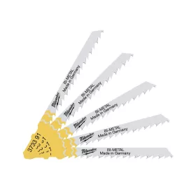   Milwaukee T144DF dekopírfűrészlap fához és műanyaghoz 75x4,0mm 5db/cs