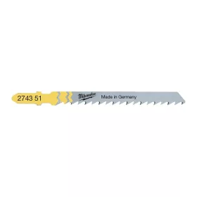   Milwaukee dekopírfűrészlap fához és műanyaghoz 75/4mm 25db/cs