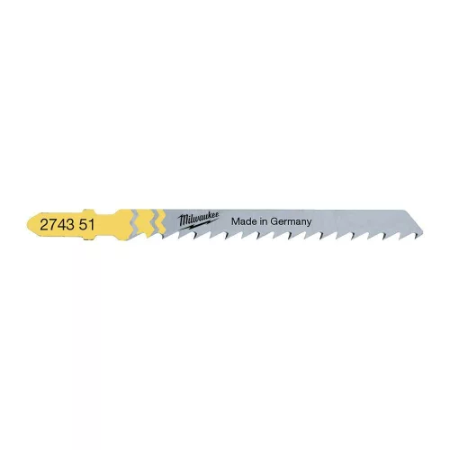 Milwaukee dekopírfűrészlap fához és műanyaghoz 75/4mm 25db/cs