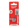 Milwaukee Shockwave bithegy Hex4x25mm 2db/cs