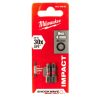Milwaukee Shockwave bithegy Hex4x25mm 2db/cs