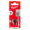 Milwaukee Shockwave bithegy Hex10x25mm 2db/cs