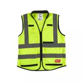   Milwaukee Prémium jól láthatósági mellény, sárga - XXL/XXXL
