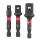 Milwaukee Shockwave Impact Duty dugókulcs adapter készlet, 3 részes
