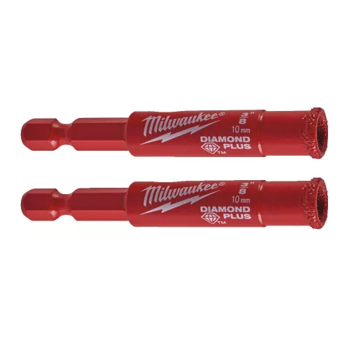 Milwaukee DIAMON-PLUS vizes-száraz gyémántfúró 1/4" HEX 10mm 2db