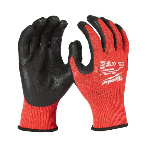 Milwaukee 3/C vágásbiztos munkavédelmi kesztyű - 7/S