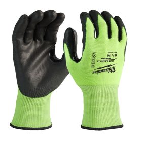   Milwaukee Hi-Vis 3/C vágásbiztos munkavédelmi kesztyű - 7/S