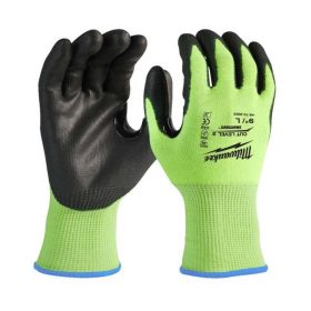   Milwaukee Hi-Vis láthatósági védőkesztyű 2/B vágási szint 10/XL