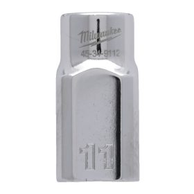   Milwaukee FOUR FLAT króm kézi dugókulcs, rövid 1/2˝ 11 mm