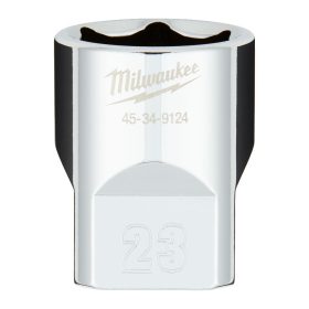   Milwaukee FOUR FLAT króm kézi dugókulcs, rövid 1/2˝ 23 mm