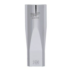   Milwaukee FOUR FLAT króm kézi dugókulcs, hosszú 1/2˝ 20 mm