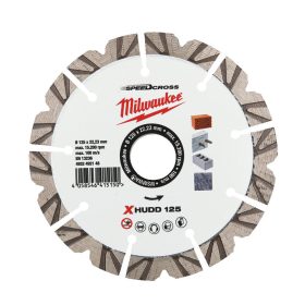   Milwaukee speedcross XHUDD gyémánt vágótárcsa 125x2,6x22,23 mm