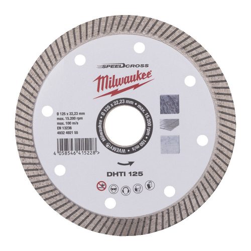 Milwaukee Speedcross DHTI gyémánt vágótárcsa 125x2,3x22,23 mm