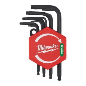 Milwaukee kompakt L-alakú torx kulcskészlet 9 részes