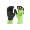 Milwaukee Hi-Vis láthatósági védőkesztyű 1/A vágási szint 11/XXL - 12 pár/csomag