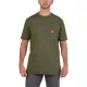 Milwaukee WTSSGN zsebes rövid ujjú zöld póló (XL)