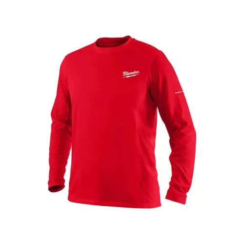 Milwaukee WWLSRD hosszú ujjú piros póló (XL)