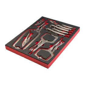 Milwaukee önzáró fogó készlet habbetétben 11 részes