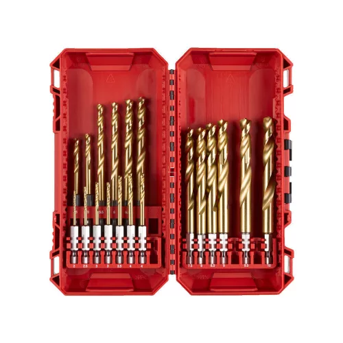 Milwaukee RED HEX fémfúrószár készlet 1/4" Bit befogással 19 részes 2 - 10mm