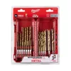 Milwaukee RED HEX fémfúrószár készlet 1/4" Bit befogással 19 részes 2 - 10mm