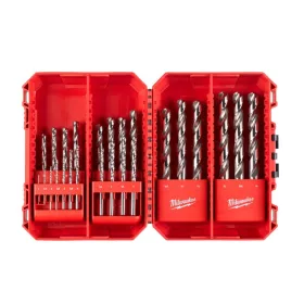   Milwaukee THUNDERWEB HSS-G DIN 338 fémfúrószár hengeres befogással 1-10mm 19 részes