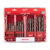 Milwaukee THUNDERWEB HSS-G DIN 338 fémfúrószár hengeres befogással 1-13mm 25 részes