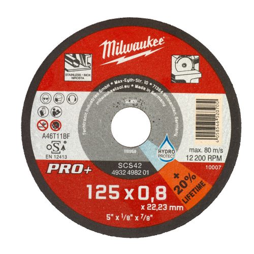 Milwaukee vágókorong fémhez SCS42 125x0,8 mm - 1 db