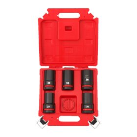 Milwaukee 1" hosszú dugókulcs készlet 5 részes