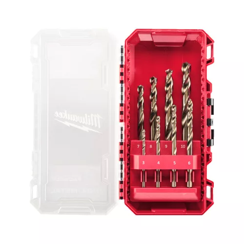 Milwaukee RED COBALT HSS-Co fémfúrószár készlet 8 részes