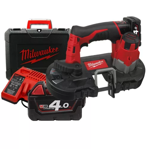 Milwaukee akkus szalagfűrész M12 BS-402C 12V 2x4,0Ah