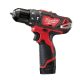 Milwaukee M12 BPD-202C akkus ütvefúró-csavarozó 12V 2x2,0Ah