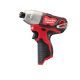 Milwaukee M12 BID-0 akkus ütvecsavarozó 1/4" HEX 12V alapgép