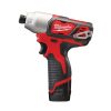 Milwaukee M12 BID-202C akkus ütvecsavarozó 1/4" HEX 12V 2x2,0Ah