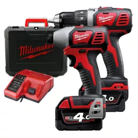 Milwaukee akkus gépszett M18 BPP2D-402C 18V 2x4,0Ah