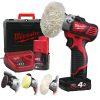 Milwaukee akkus polírozó gép M12 BPS-421X 12V 1x2,0Ah+1x4,0Ah