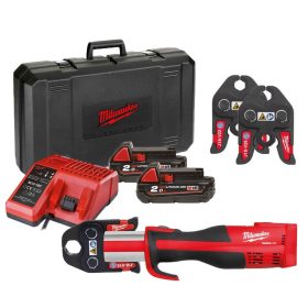   Milwaukee akkus hidraulikus présgép M18 BLHPT-202C V-SET 18V 2x2,0Ah