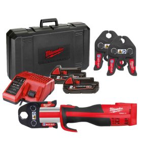   Milwaukee akkus hidraulikus présgép M18 BLHPT-202C U-SET 18V 2x2,0Ah